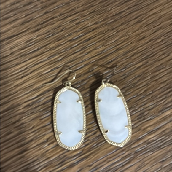 Kendra Scott Jewelry - Kendra Scott Gold and White Earrings